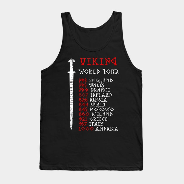 World Tour Vikings Tank Top by Scar